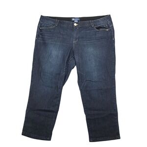 Democracy "Ab"solution Ankle Skimmer Jeans Women's‎ 24W Comfort Waist High Rise